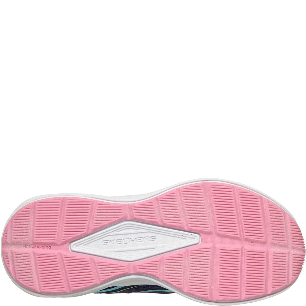 Girls' Skechers Microspec Tread Hyper Speed Trainers