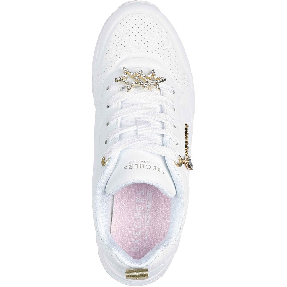 Girls' Skechers Uno Gen1 Trendy Jewels Trainer