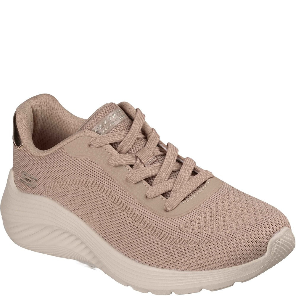 Women's Skechers Bobs Squad Waves Current Look Trainers