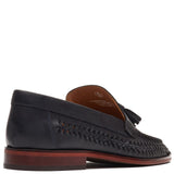 Men's Base London Bracken Leather Weave Loafer