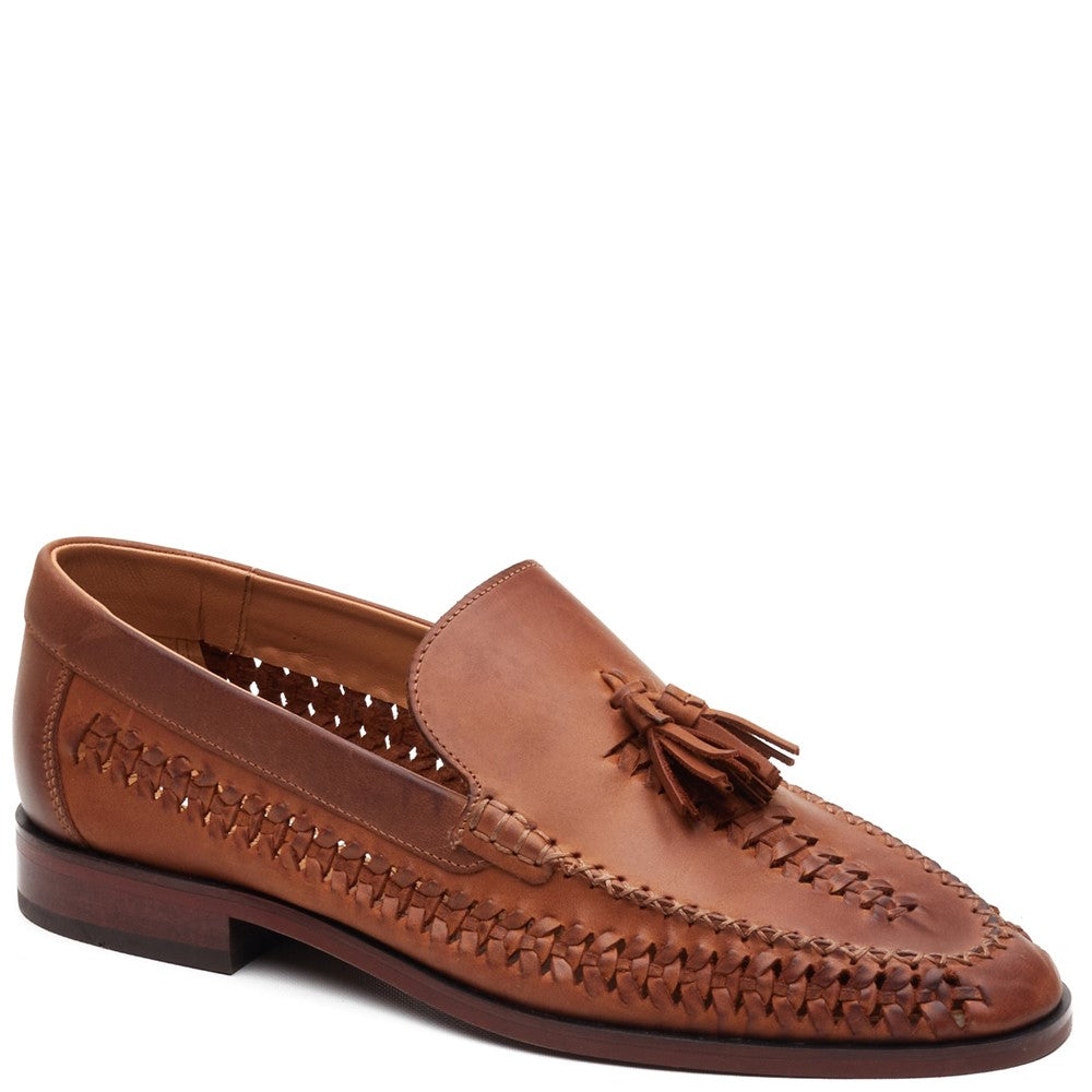 Men's Base London Bracken Leather Weave Loafer
