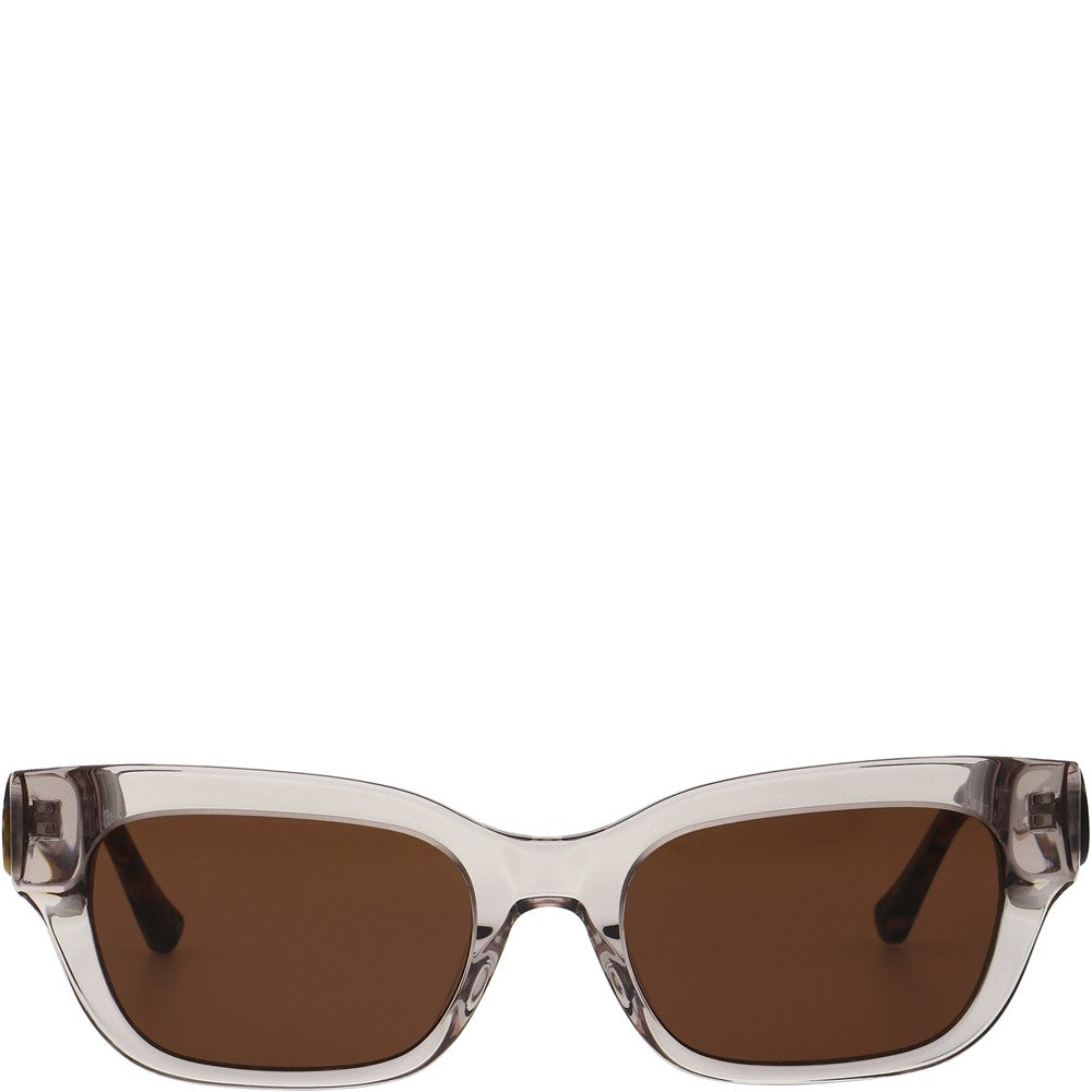 Women's Florence By Mills Classic Nude Transparent Sunglasses