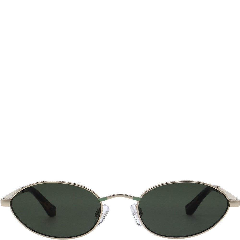 Women's Florence By Mills Shallow Oval Metal Sunglasses