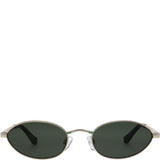 Women's Florence By Mills Shallow Oval Metal Sunglasses