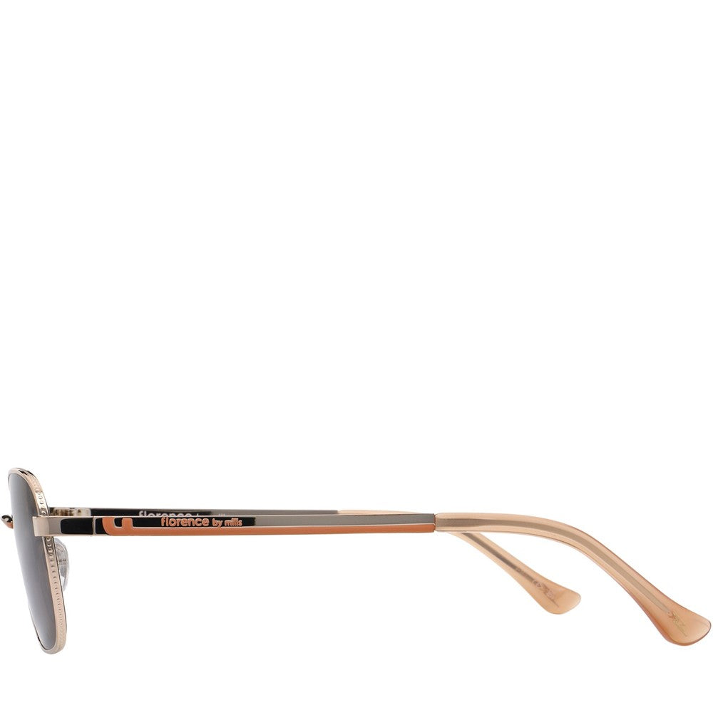 Women's Florence By Mills Shallow Square Metal Sunglasses