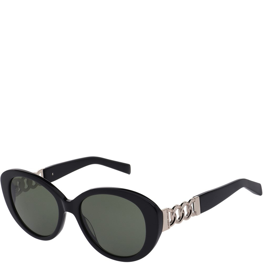 Women's Karen Millen Oval Frame Sunglasses