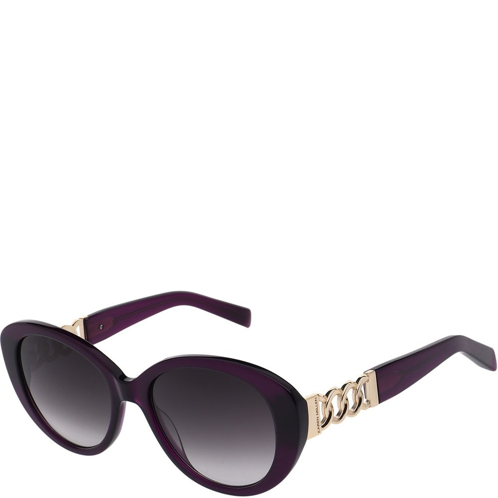 Women's Karen Millen Oval Frame Sunglasses