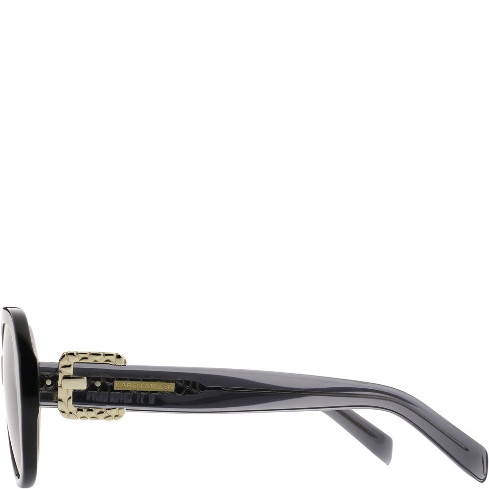 Women's Karen Millen Large Hexagonal Sunglasses