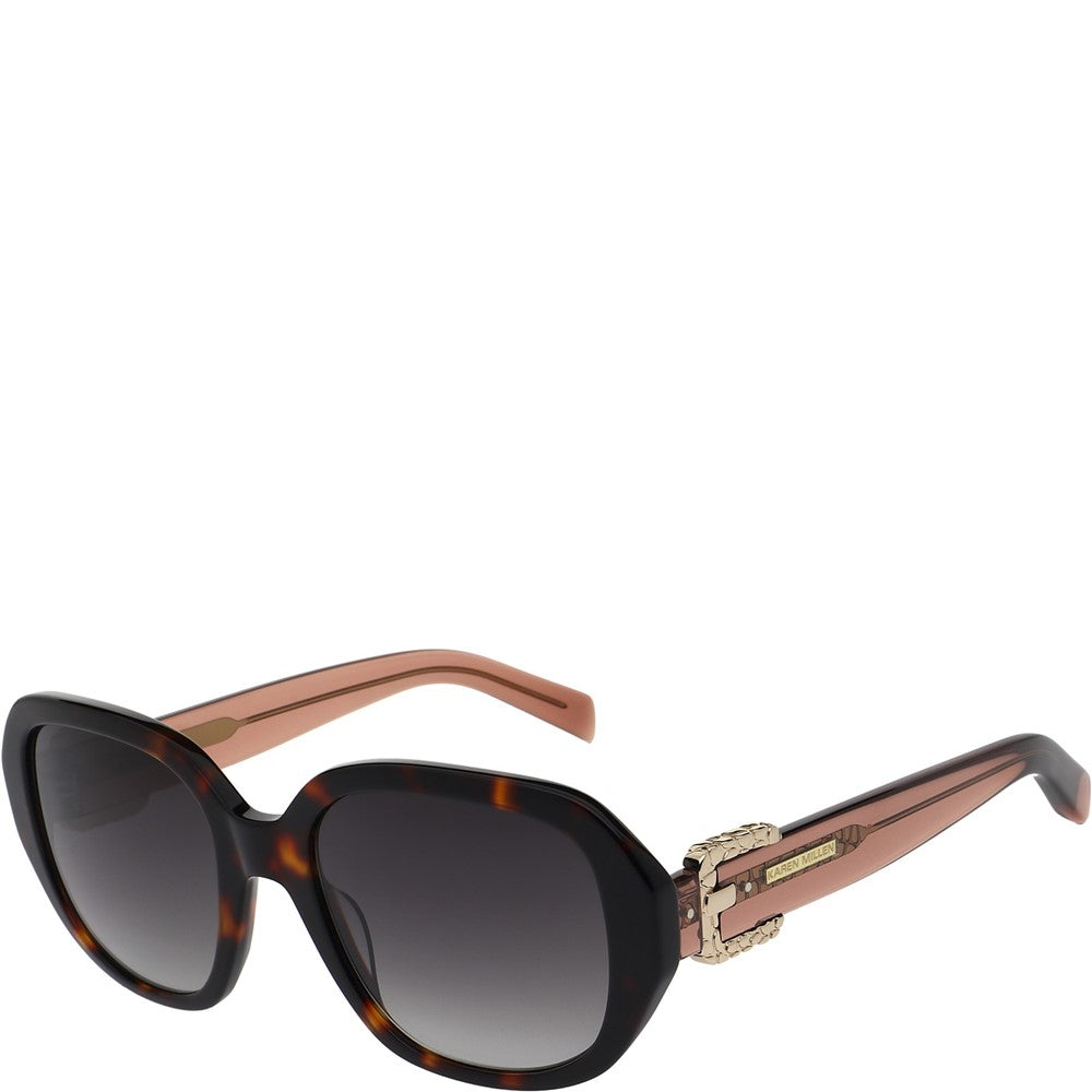 Women's Karen Millen Large Hexagonal Sunglasses
