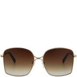 Women's Karen Millen Gold Metal Sunglasses