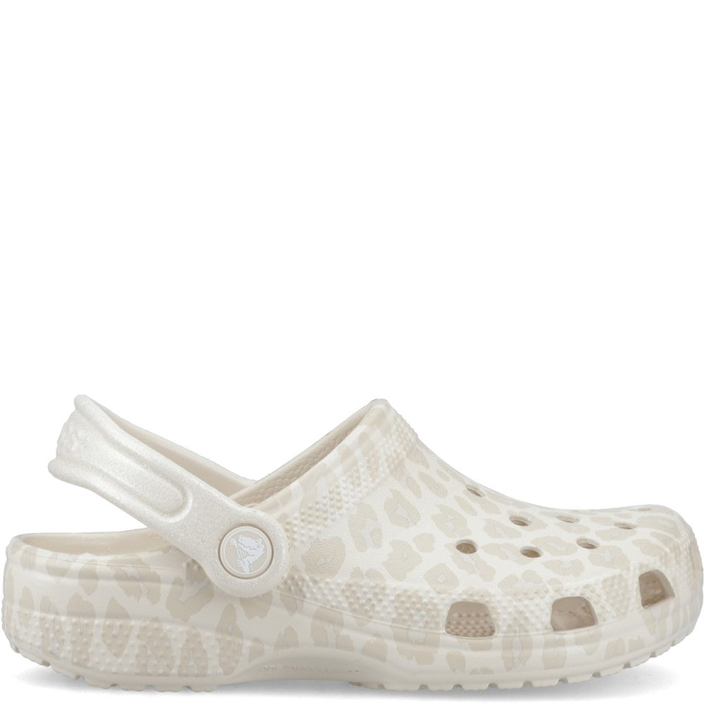 Kids' Crocs Classic Animal Glitter Clog Kid