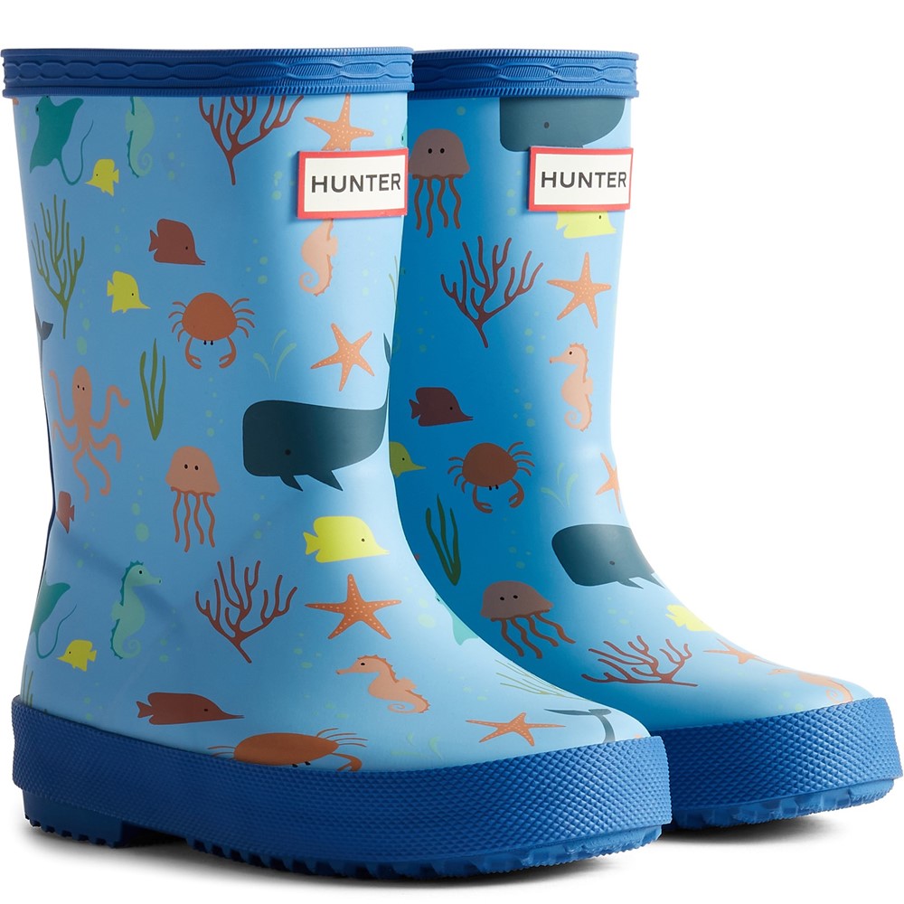 Kids' Hunter Kids First Classic Ocean Print