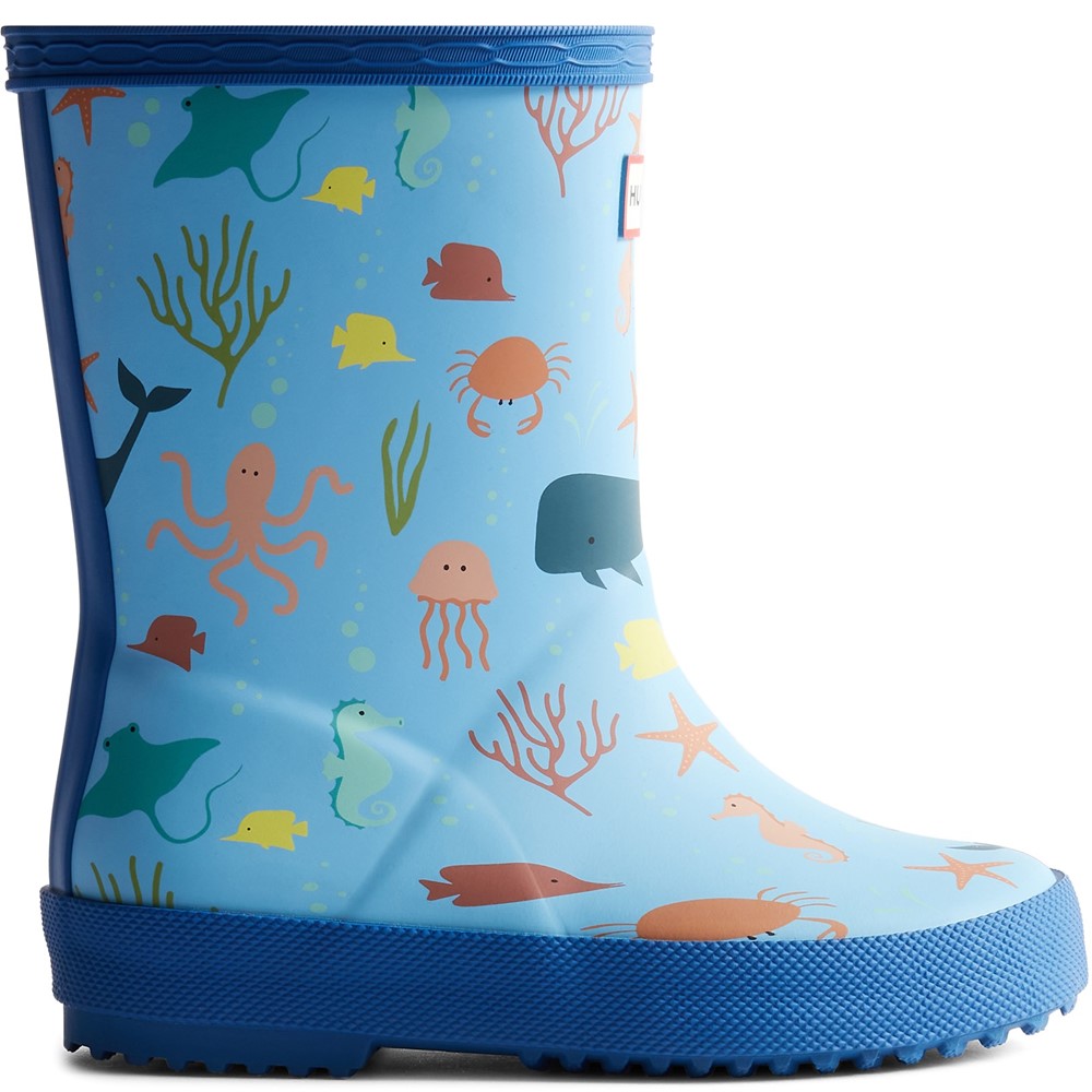 Kids' Hunter Kids First Classic Ocean Print