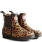 leopard print chocolate brown