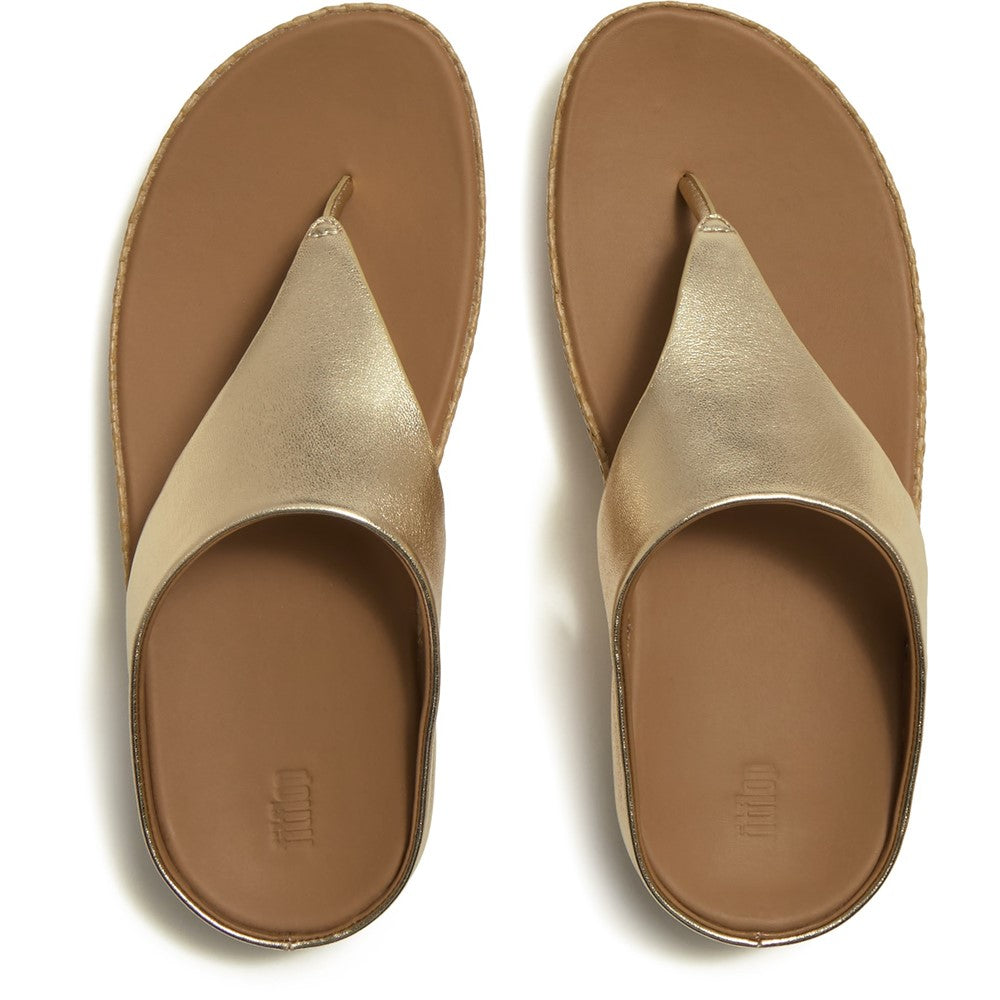 Women's Fitflop Lulu Lux Graphic-Weave Toe-Post