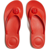 Women's Fitflop iQushion Glossy-Button Flip-Flops