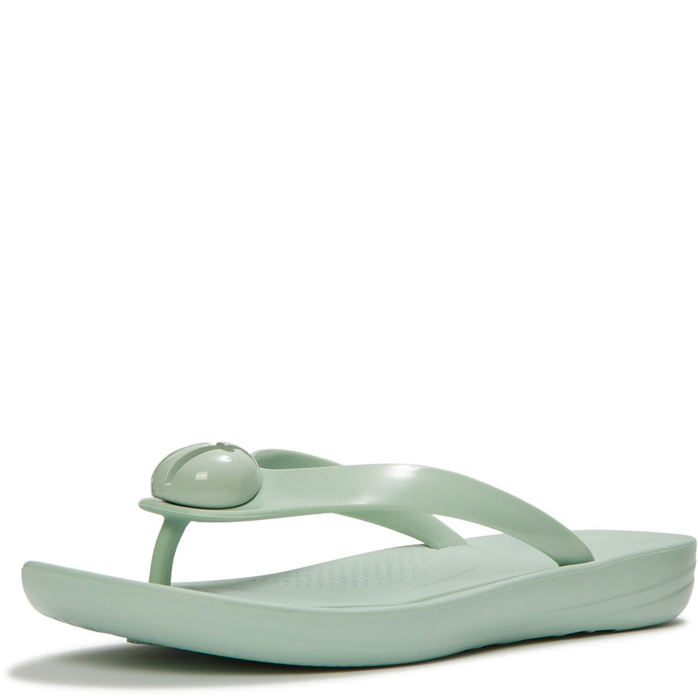 Women's Fitflop iQushion Glossy-Button Flip-Flops