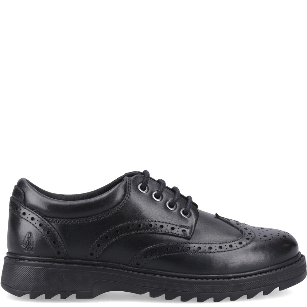 Boys' Hush Puppies Romeo Brogue Junior School Shoes