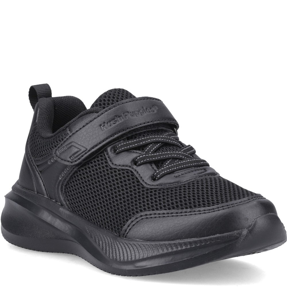 Boys' Hush Puppies Marty Trainer Junior School Shoes