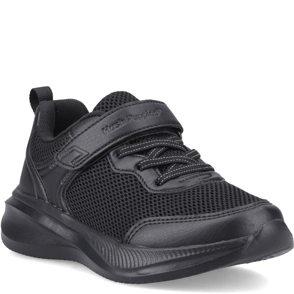 Boys' Hush Puppies Marty Trainer XL Senior School Shoes