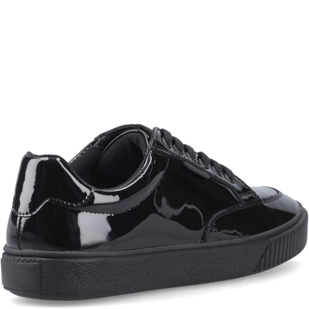 Girls' Hush Puppies Evelyn Lace Junior School Shoes