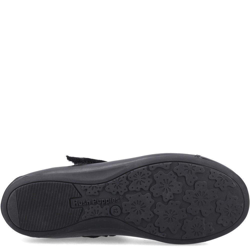 Girls' Hush Puppies Lottie Ballerina Senior School Shoes