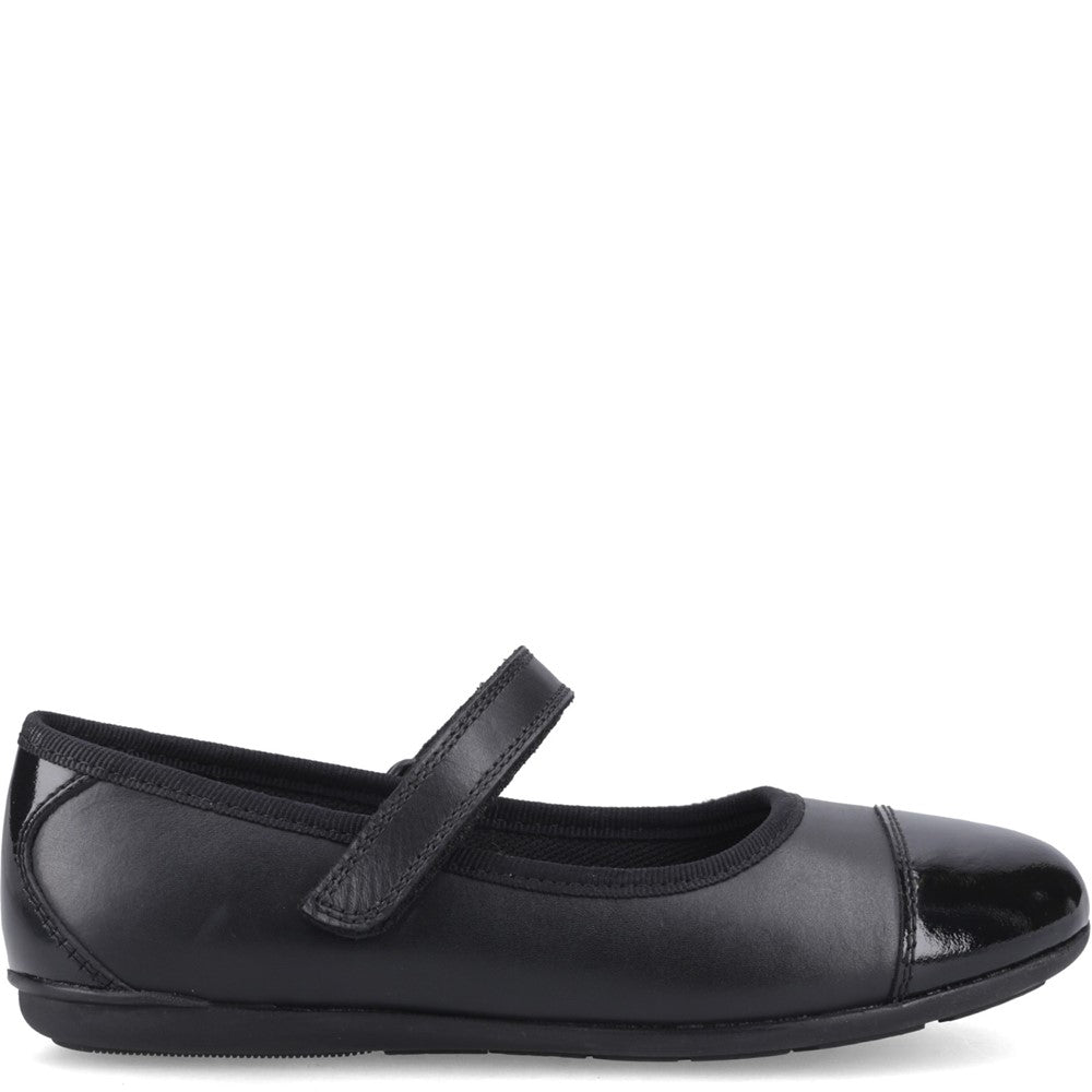 Girls' Hush Puppies Lottie Ballerina Senior School Shoes