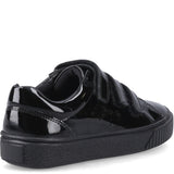 Girls' Hush Puppies Elsie Touch Fastening Junior School Shoes