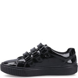 Girls' Hush Puppies Elsie Touch Fastening Junior School Shoes
