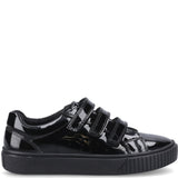 Girls' Hush Puppies Elsie Touch Fastening Junior School Shoes
