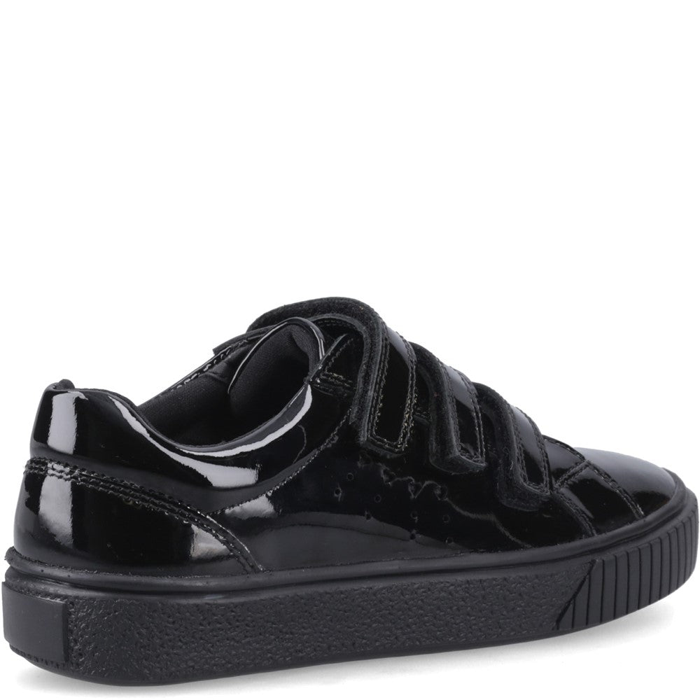Girls' Hush Puppies Elsie Touch Fastening Senior School Shoes