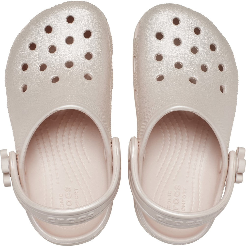 Kids' Crocs Toddler Classic Pearl Shine Clogs