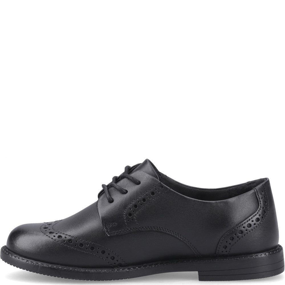 Girls' Hush Puppies Ava Brogue XL Senior School Shoes