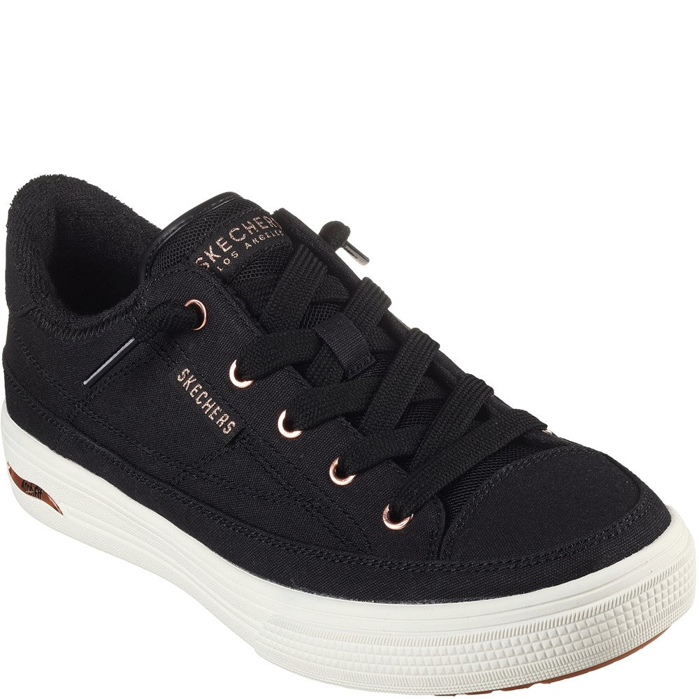 Women's Skechers Arch Fit Arcade - Meet Ya There Trainers Wide Fit