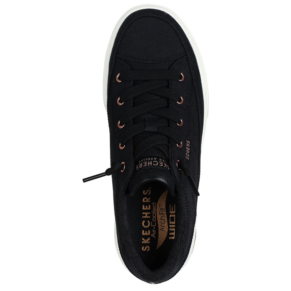Women's Skechers Arch Fit Arcade - Meet Ya There Trainers Wide Fit