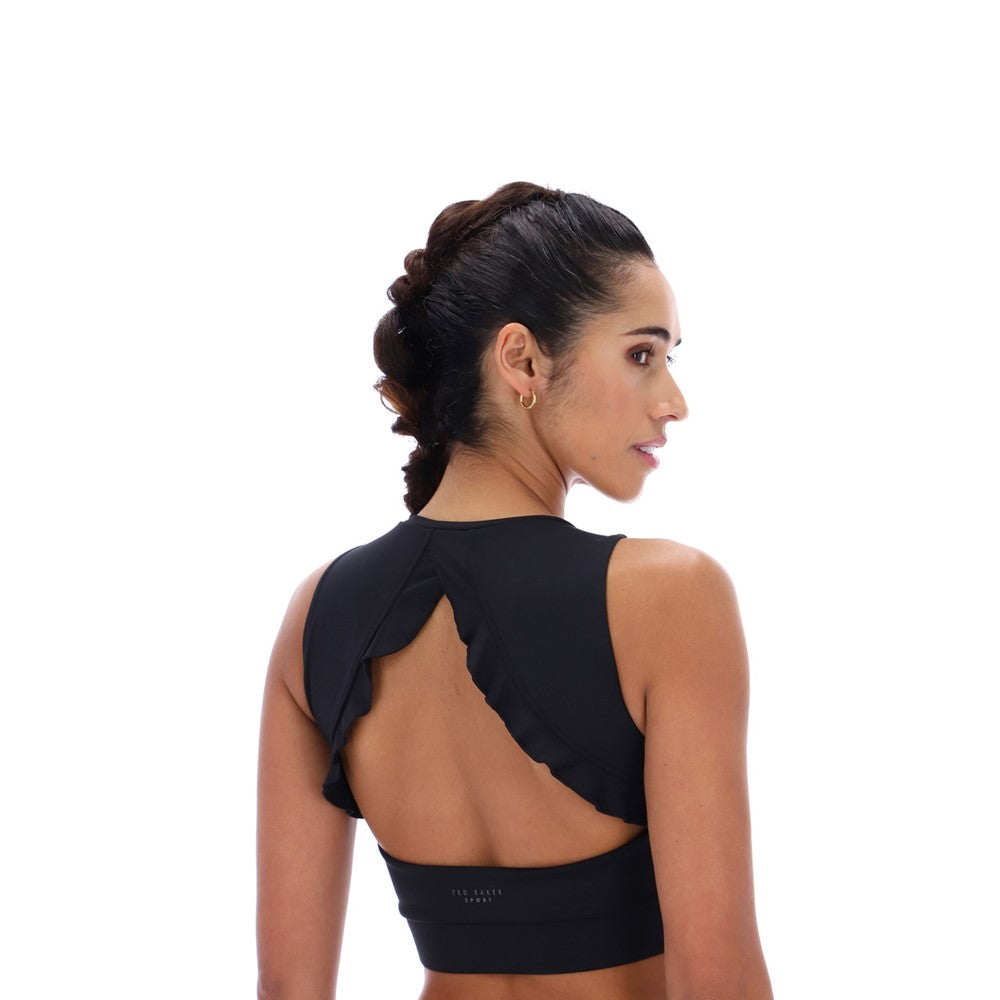 Women's Ted Baker Sport ARIA Ruffle Yoga Bra