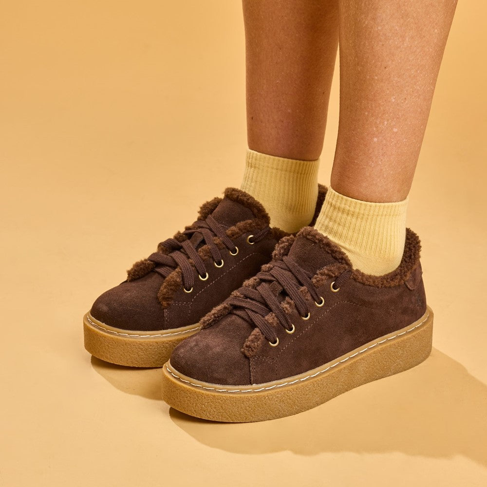 Women's Hush Puppies Brinlee Fur Trainers