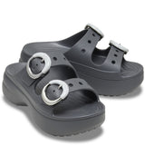 Women's Crocs Saturday Platform Buckle Sandals