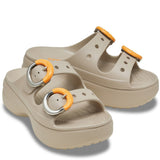 Women's Crocs Saturday Platform Buckle Sandals