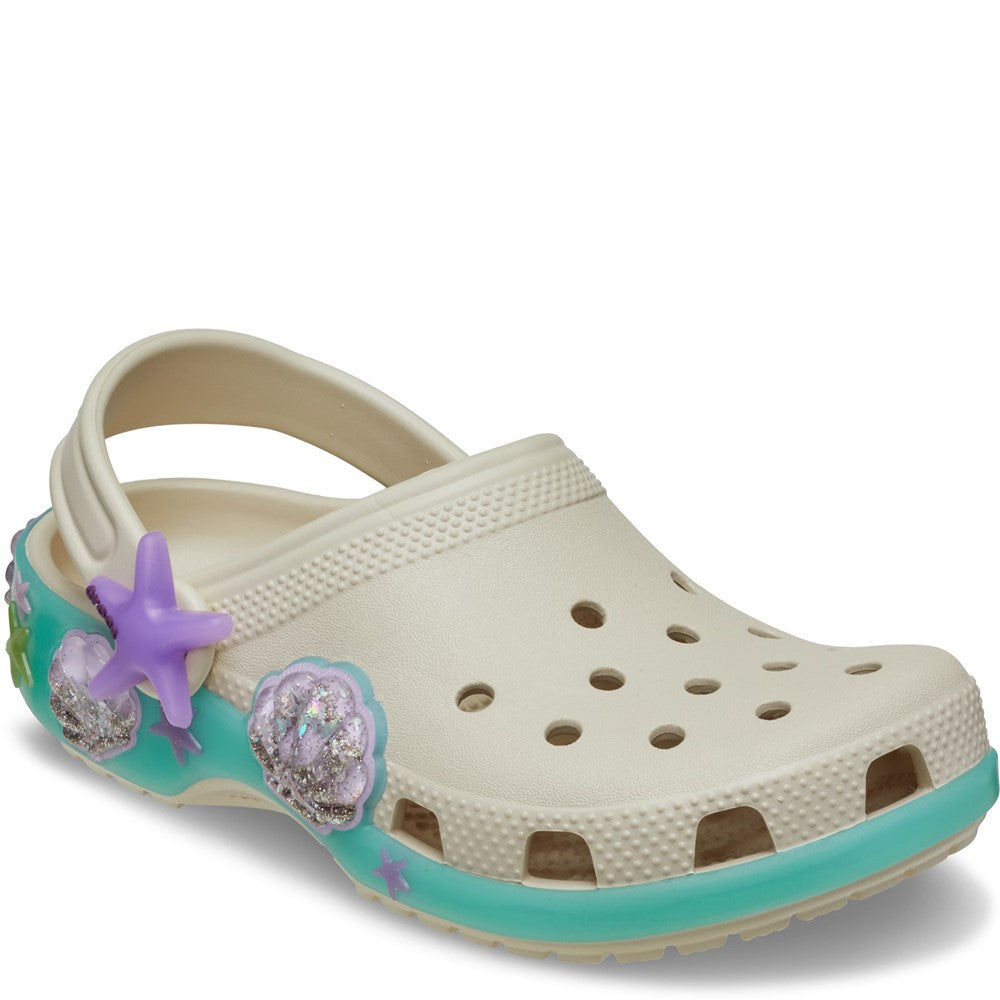 Kids' Crocs Toddler Classic Sea Sparkle Clogs