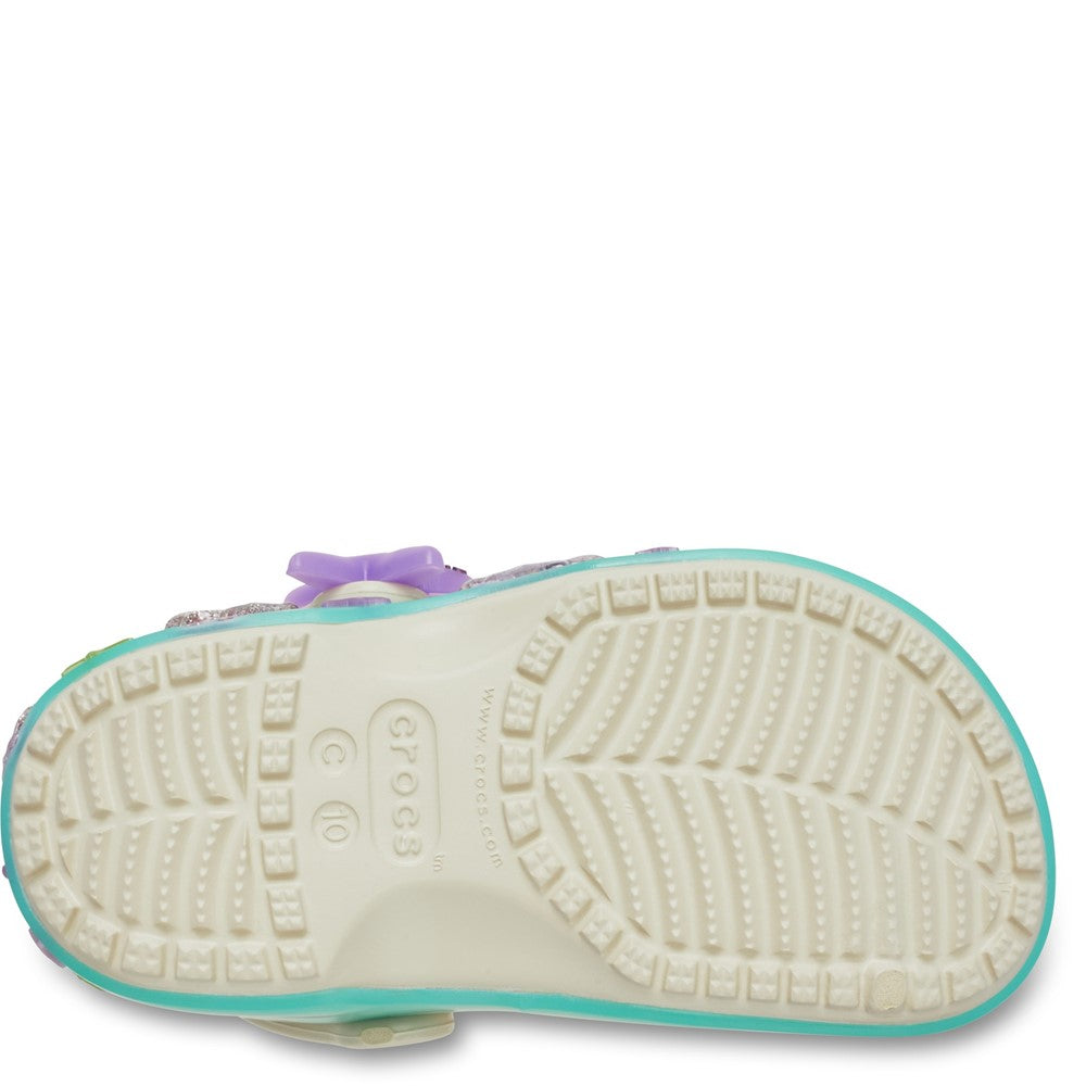 Kids' Crocs Toddler Classic Sea Sparkle Clogs