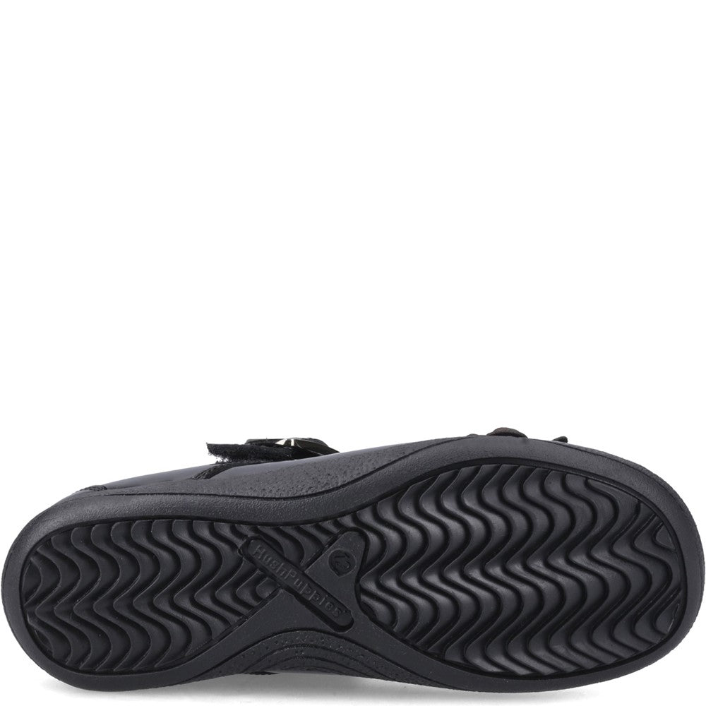 Girls' Hush Puppies Julie Patent Junior School Shoes