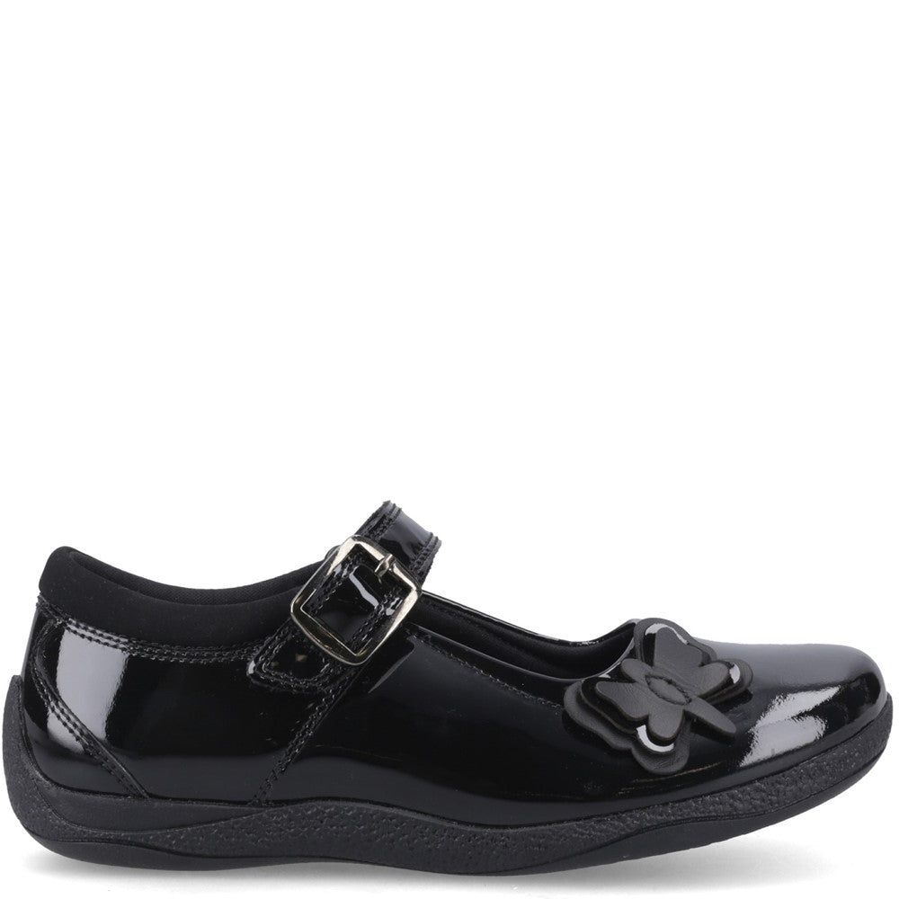Girls' Hush Puppies Julie Patent Junior School Shoes