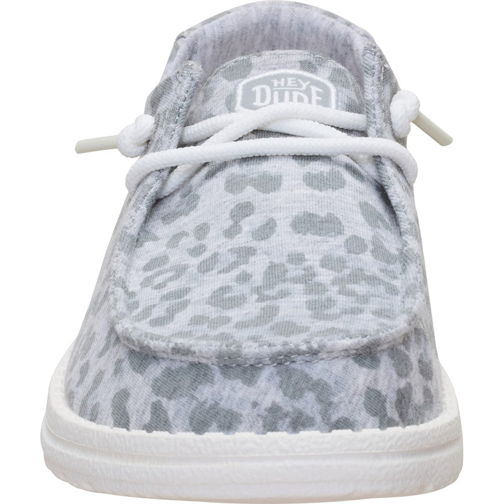 Women's HEYDUDE Wendy Stretch Jersey Leopard Slip on Shoes