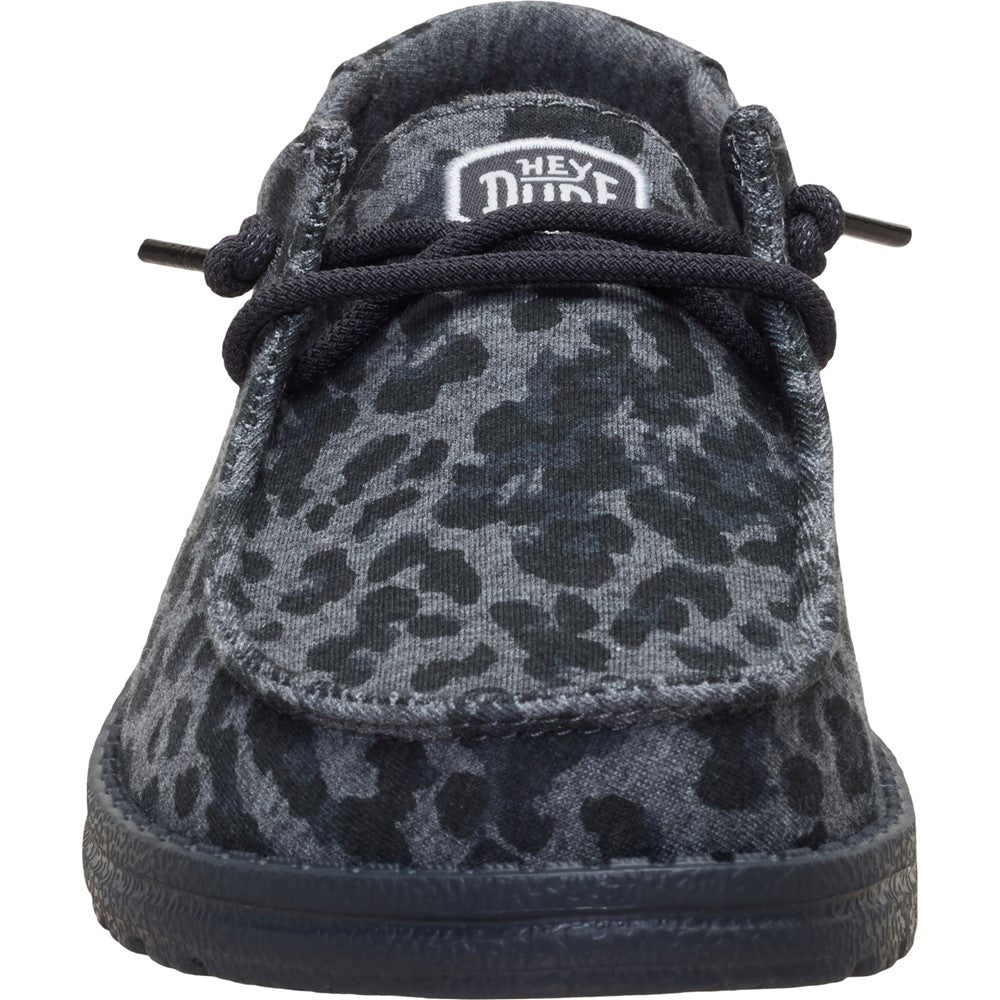 Women's HEYDUDE Wendy Stretch Jersey Leopard Slip on Shoes