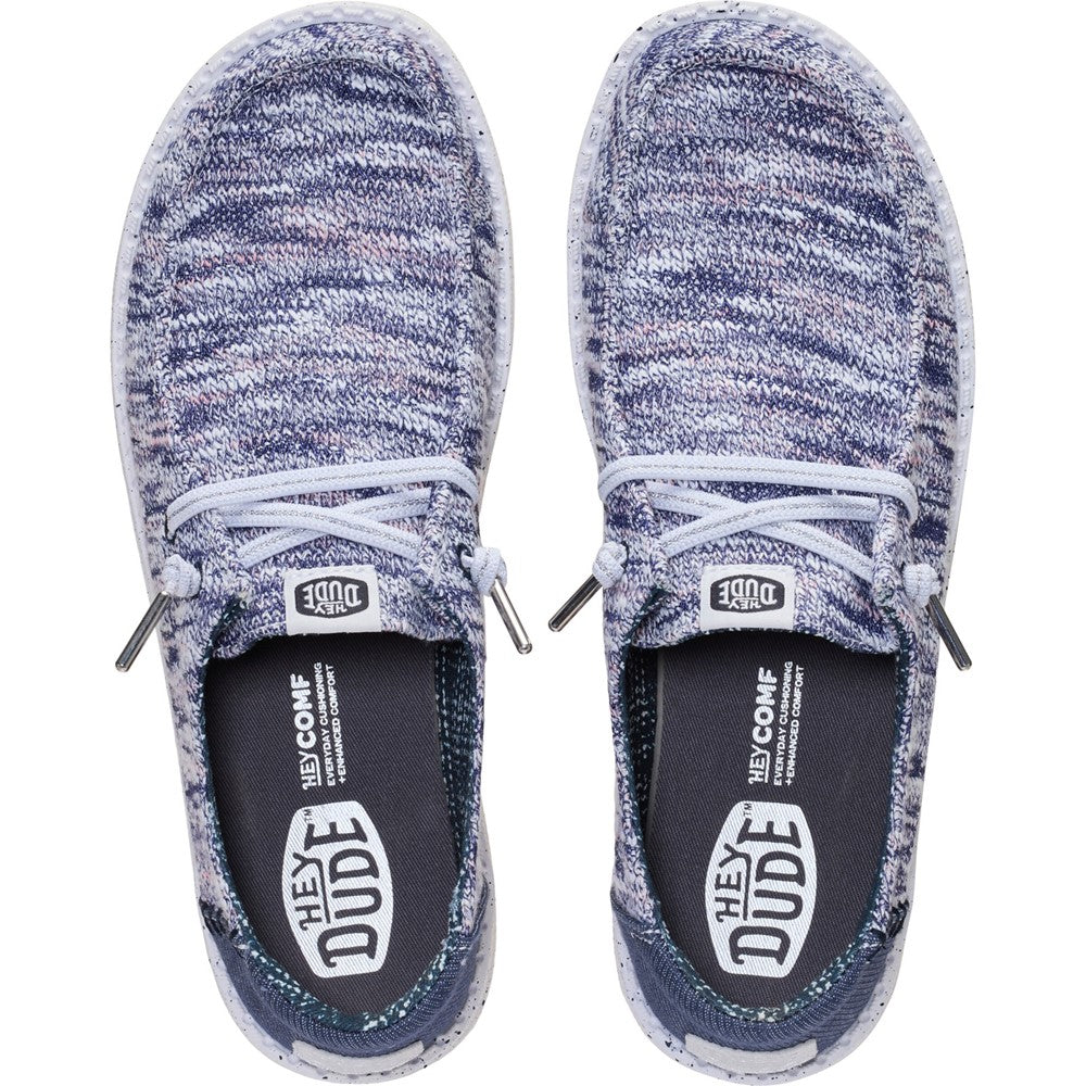 Women's HEYDUDE Wendy Knit Shimmer Slip on Shoes