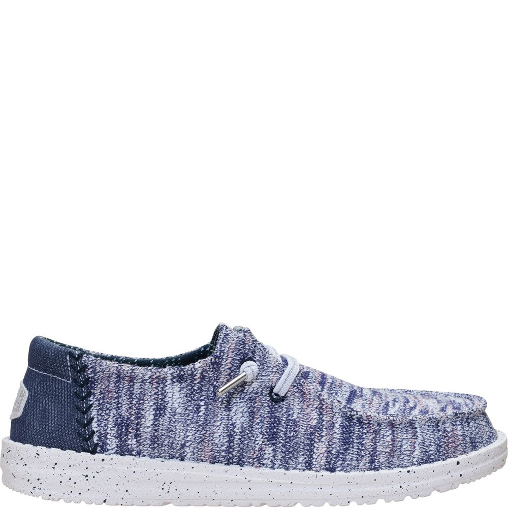 Women's HEYDUDE Wendy Knit Shimmer Slip on Shoes