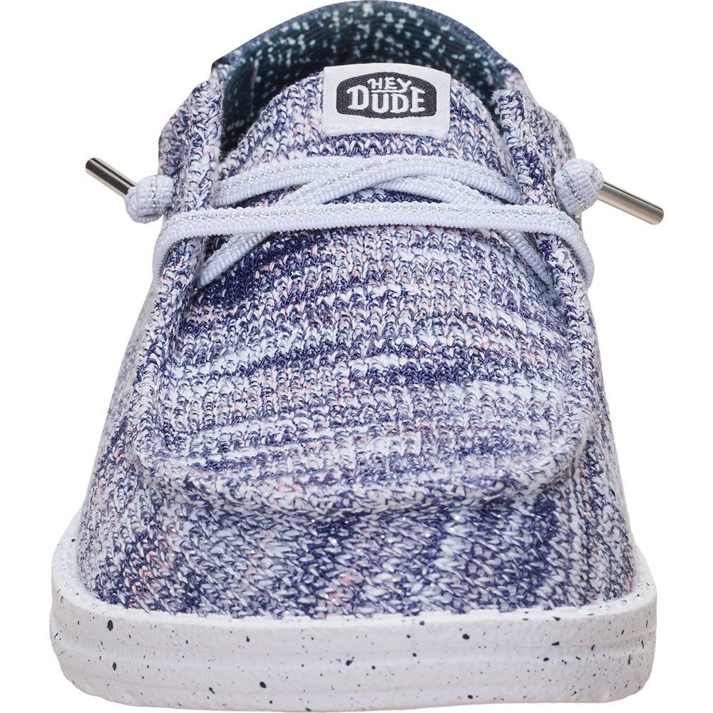 Women's HEYDUDE Wendy Knit Shimmer Slip on Shoes
