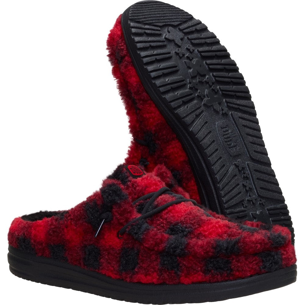 Men's HEYDUDE Wally Buffalo Plaid Slippers