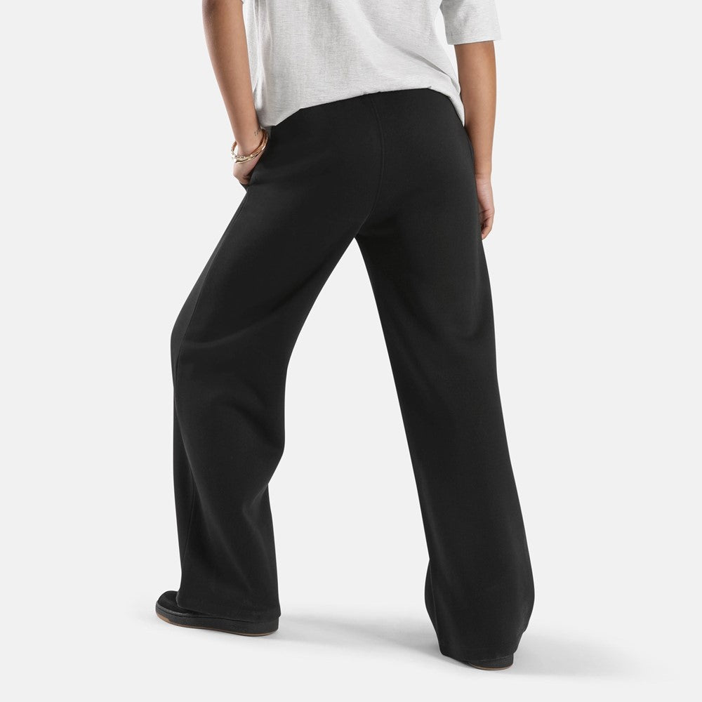 Women's Reebok ID 2-Col Logo Fleece Wide Leg Pants